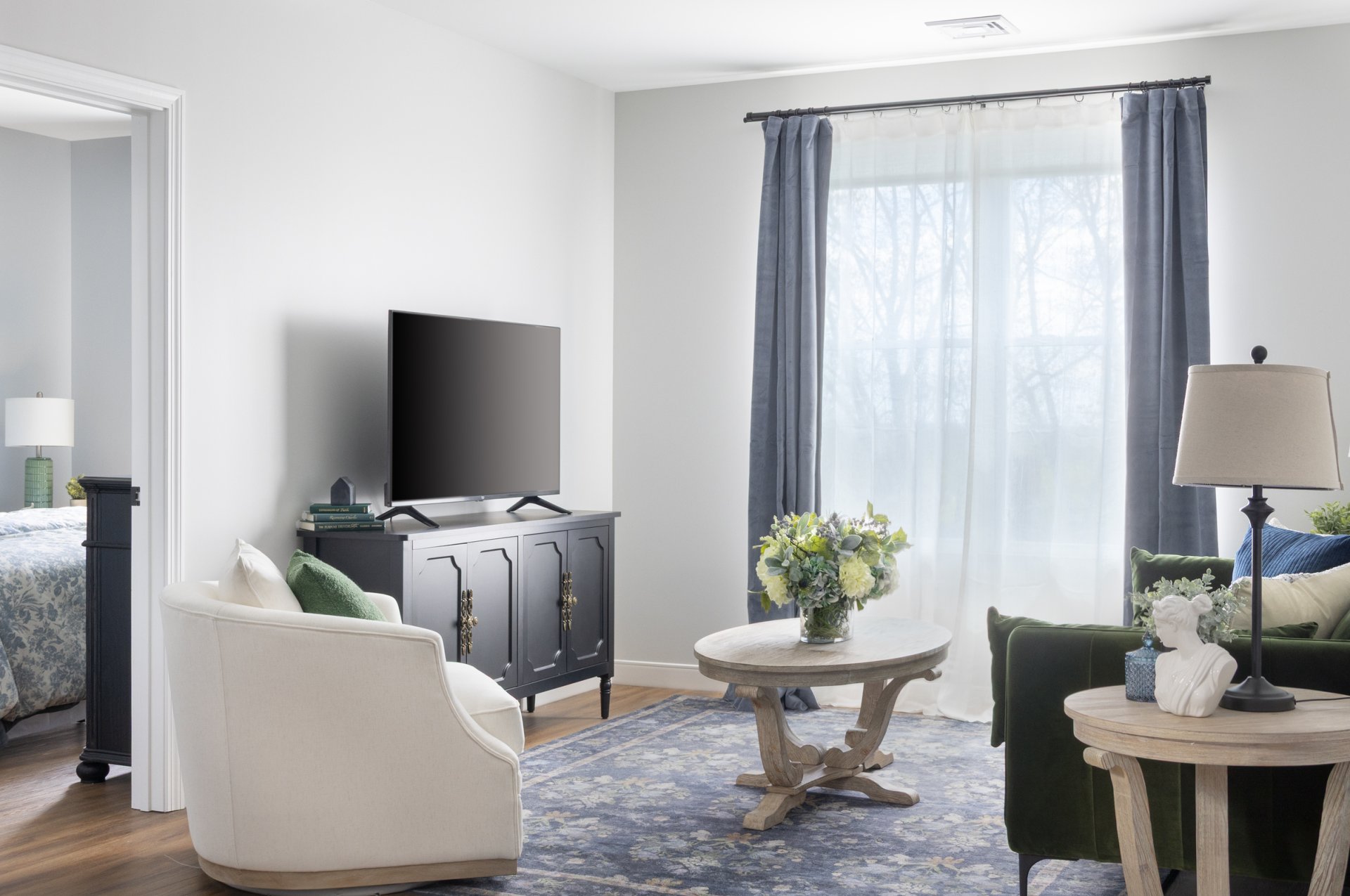 The Overlook Apartment Living Area
